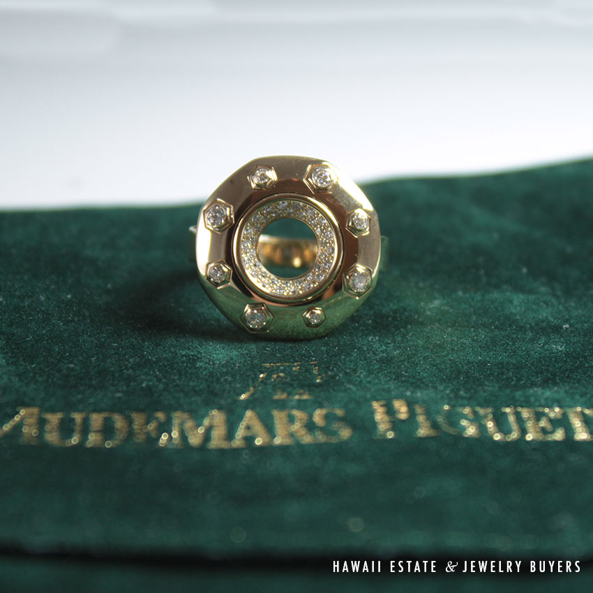 Audemars Piguet Royal Oak 18K Diamond Ring - Image 3